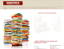 Tablet Screenshot of grafipack.com